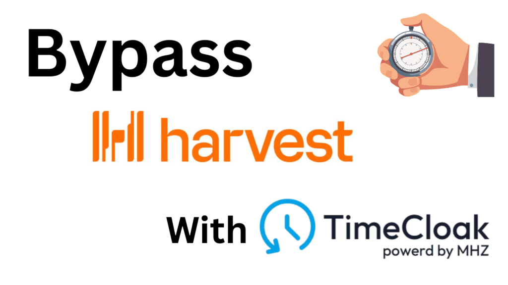 Bypass Harvest time tracking software with TimeCloak’s invisible automation, including screen shifting and simulated activity for accurate time logging