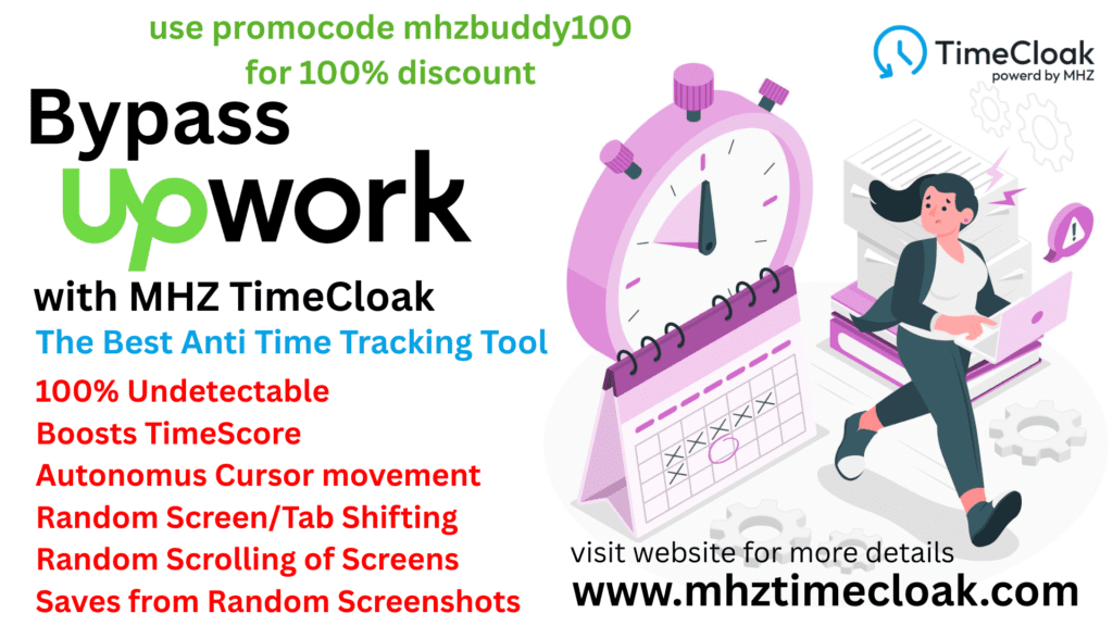 Upwork timer smarter bypass with TimeCloak